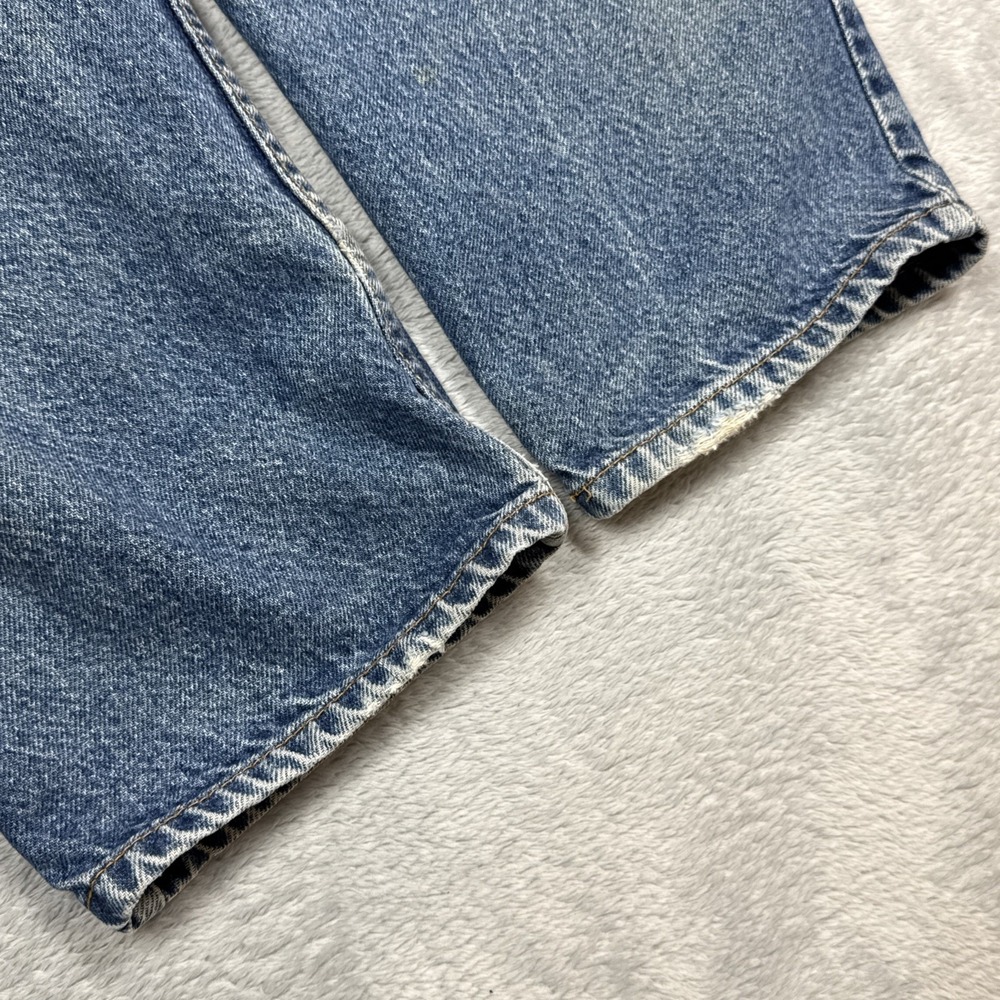 Vintage Levi's 550 Jeans Mens 36x32 (Fits 35X31) Distressed Stain Orange Tab 90s - Picture 12 of 15
